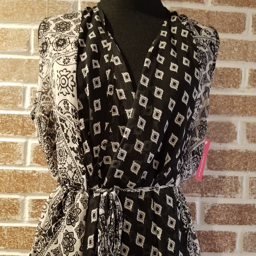 NWT Xhilaration Womens boho tie vest - Picture 2 of 7